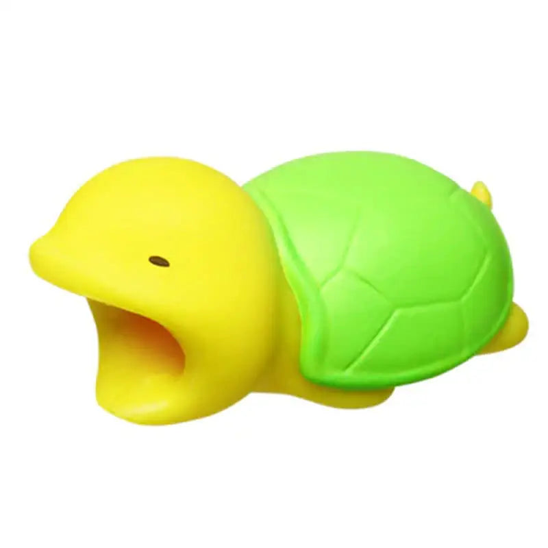 a yellow and green turtle toy