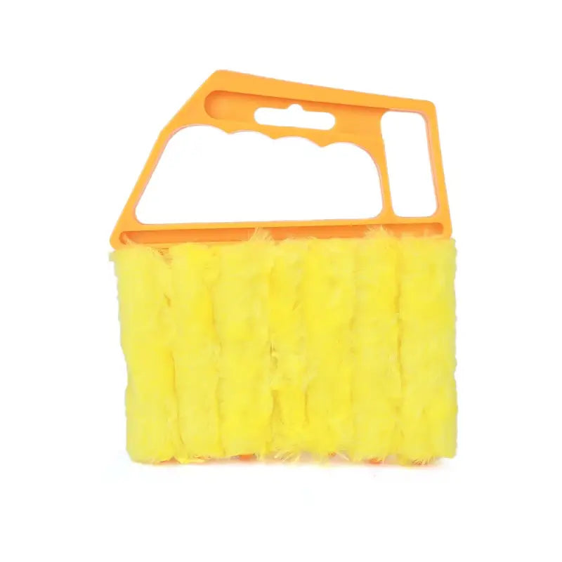 a yellow plastic bag with a handle
