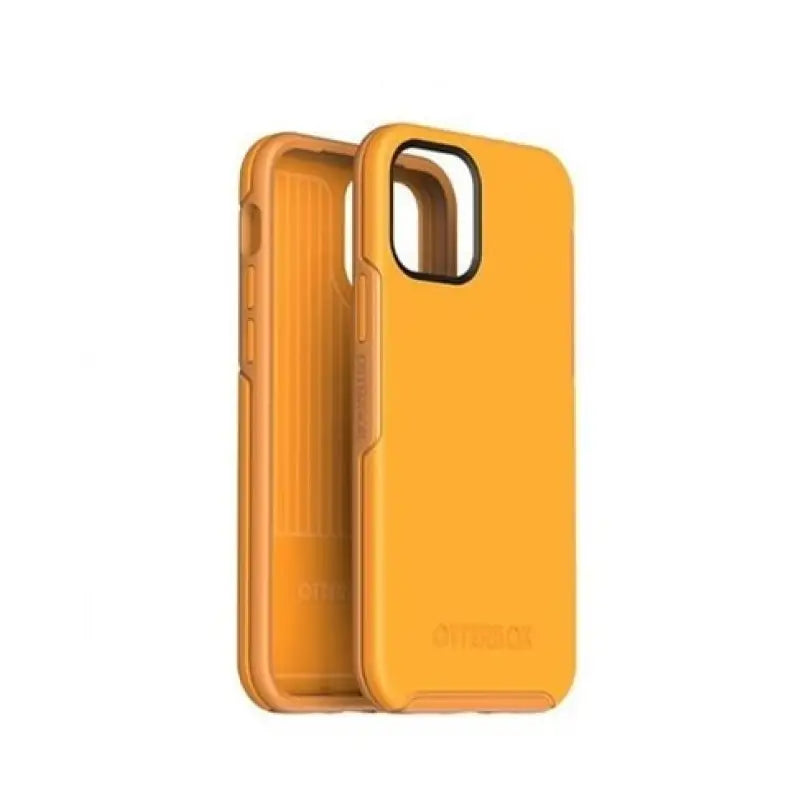the back of the iphone 11 case in orange