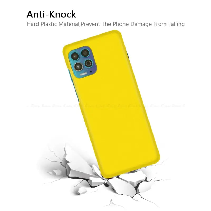 the yellow iphone case is shown in the image