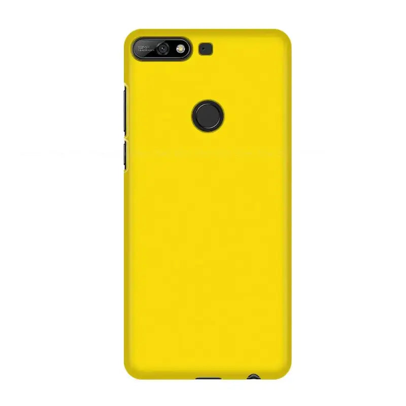 the back of a yellow nokia phone case