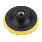 a yellow polisher wheel