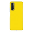 The back of a yellow samsung phone case