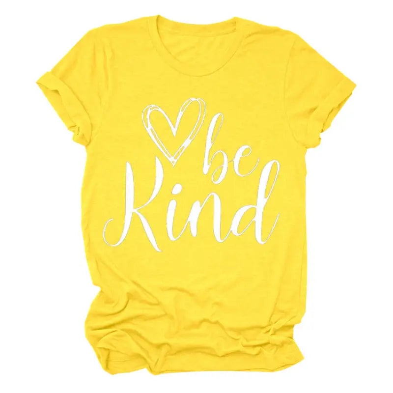 a yellow shirt with the words, ` `’and `’’ ’