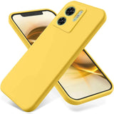 Yellow smartphone case with a dual-camera cutout.