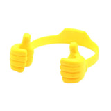 yellow plastic thumbs