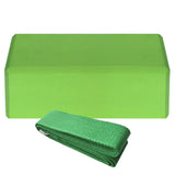 a green box with a green cloth