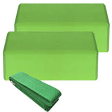 a green box with a green cloth